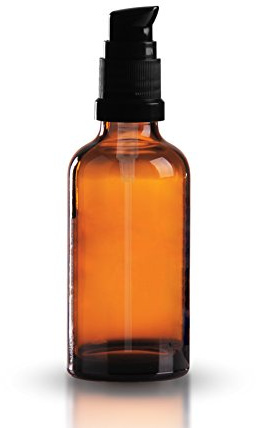3 x Braunglasflasche 50ml inkl. Pumpverschluss DIN 18mm schwarz (geeignet für alle wässrigen und fließfähigen Flüssigseifen und Cremeseifen mit einer Viskosität von 1.000-10.000 cps Centipoise)