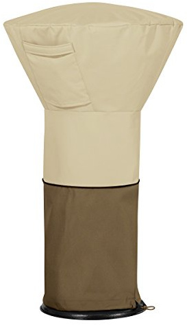 Classic Accessories Veranda Water-Resistant 21 Inch Round Table Top Patio Heater Cover, Outdoor Table Cover