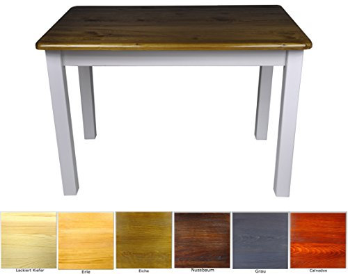 Esstisch Küchentisch Tisch Massiv Kiefer Speisetisch in versch. Größen (60x120, Eiche)