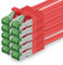 1aTTack.de Câble Réseau Cat7 Cat 7 10 GB/s - 10x 3,0m - RJ45 Ethernet LAN DSL Routeur Modem - Rouge