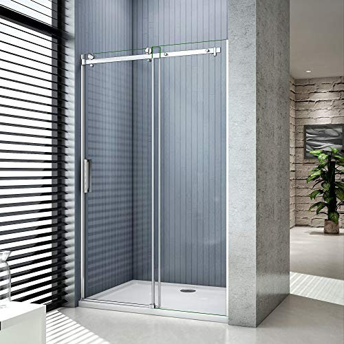 Aica box doccia porta scorrevole vetro temperato 8mm anticalcare (140cm(porta))