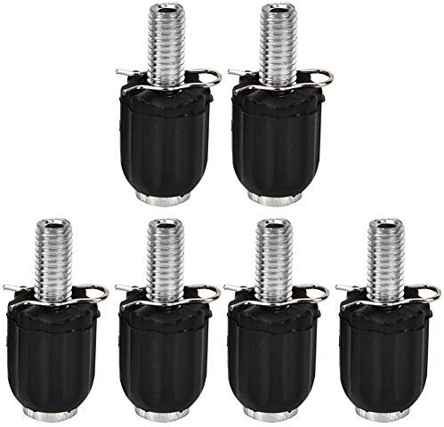 VGEBY M5 Schraube 3 Paar M5 Fahrradgetriebe Einstellbare Schraube Daumenschieber Scheibenbremskabel Einstellung