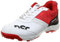 DSC Zooter Cricket Shoes | White/Red | for Boys and Men | Polyvinyl Chloride | 11 UK, 12 US, 45 EU