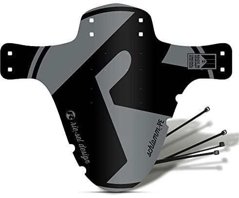 Riesel Design Mudguard Schlamm:PE – MTB Schutzblech inkl. Kabelbinder – stylisches & modernes Fahrrad Schutzblech für Jede Radgröße – Made in Germany