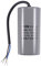sourcing map CBB60 Marche Condensateur 70uF 450V AC 2 Fils 50/60Hz Cylindre 123x60mm avec Terminal pour Air Compresseur Eau Pompe Moteur