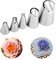 Chrysantheme Spritztüllen, Rosenblüten-Spritztüllen-Set, Tulpen-Frosting-Tüllen, Buttercreme, Dekoration, Zuckerguss, Spritztüllen für Kuchen, Cupcakes, Dekoration, 5 Stück