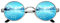CGID Retro Runde Sonnenbrille Herren Damen Polarisiert Hippie Metallrahmen UV400 Schutz