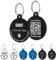 MYLUCKYTAG Personalized Pet ID Tags - Stainless Steel QR Code - Custom Text - No App Required - Email Alerts