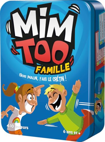 ASMODEE - Mimtoo Familie - Neue Edition | Gesellschaftsspiel Mimes & Bruitages – Kinder ab 6 Jahren – Gesellschaftsspiel lustig & Original – 4 bis 10 Spieler – 15