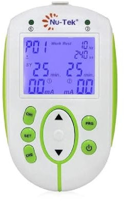 QUIRUMED Beckenboden-Elektrostimulator, 22 Stimulationsprogramme, LCD-Bildschirm, inklusive Vaginalsonde und Elektroden, Batterieanzeige, automatische Abschaltung