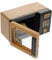 TOYANDONA Horno de microondas de simulación Muebles para niños casa de muñecas en Miniatura decoración Juguetes Infantiles Adorable Horno de microondas Juguete Mini Horno microondas Chica