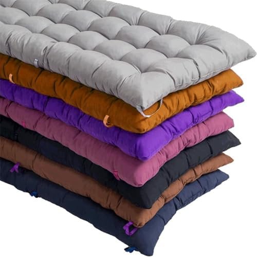 KYMMPL Cuscino per sedia a dondolo, per sedia a dondolo, schienale alto, sdraio reclinabile, cuscino per sedia a dondolo, per interni ed esterni (140 x 45 cm, blu)
