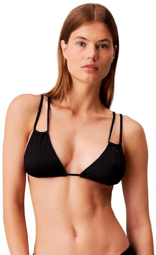 Calvin Klein Damen Bikini Oberteil Triangel Herausnehmbare Polsterung