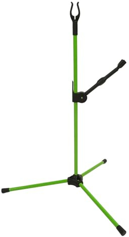 Bogenschießen-Recurve-Bogen-Ständerhalter, Verstellbarer Fiberglas-Bogenständer für Recurve-Bögen, Compound-Bögen, Langbogen für Recurve-Bogen, Leichtes Fiberglas-Bogenregal, Langer(Grün)