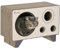 PawHut Cat Scratcher Cat Scratching Board Radio Shape with Catnip, Natural Wood Finish