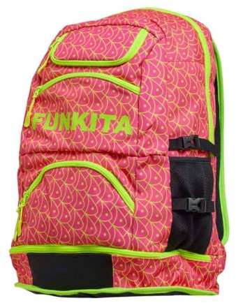 Funkita Swim School Elite Squad Rucksack, Rosa/Gelb