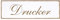 Dekolando Deko Türschild - Drucker - Schild 150 x 50 mm - Schilder Türschilder Namensschilder Wohnung selbstklebend Holzschild Tür Holzschilder