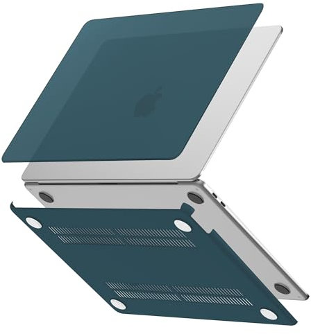 GPXIIZ Hülle Kompatibel mit MacBook Air 13 Zoll M1 Schutzhülle 2020 2019 2018 Freisetzung A2337 A2179 A1932, Ultradünne Hartschale Snap Case Cover 13,3, Deep Teal