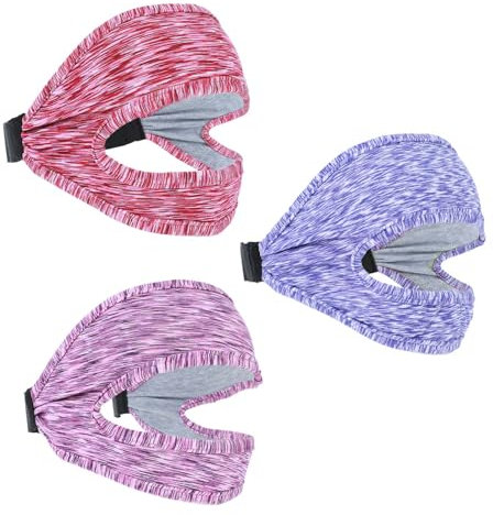 AOZUO Paquete de 3 máscaras para Ojos de Realidad Virtual, Banda para el Sudor Ajustable, Transpirable, Suave y cómoda, Funda para máscara para Ojos de Realidad Virtual para Auriculares PSVR2/PICO4