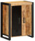 SXJEQOC Sideboard Mangoholz Natur 55x35x70 cm Klassisches Wohnzimmer Möbel mit Stauraum & Ablagefläche für Flur und Esszimmer