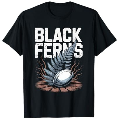 Neuseeland Rugby Damen Rugby Black Ferns Herren T-Shirt