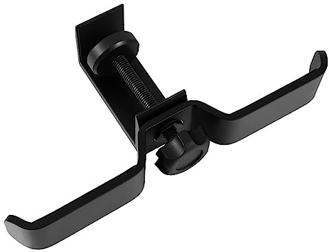 BESTYASH Kopfhörerhalter für PC Gaming Drehbarer Kopfhörerhaken Stabiler Schreibtischständer aus Hochwertigem Material für Over Ear Headsets