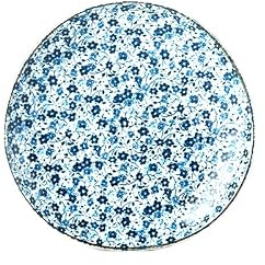 KULINA Dessertteller BLUE DAISY 19 cm, by MIJ