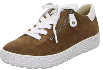 Hartjes Phil Shoe Halbschuh 162.1401/3153.32, Velourleder, Cognac - Beige, Weite H, Fußbett zum Wechseln Braun