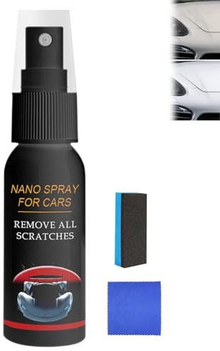 Nurafix Auto Spray Kratzer Entfernen, Quick Effect Coating Agent, Kratzer Entferner Auto, Scratch Remover Auto, Auto Politur Set für Alle Lacke, Auto-Beschichtungs- Sprays für Glanz und Schutz (1PC)