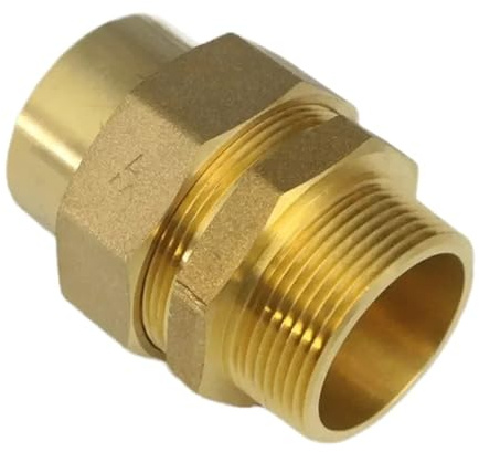 Connecteur de raccord tuyau en laiton, Union soudage mâle X, 1/2 3/4 1 1-1/4 1-1/2 2(DN25x28mm)
