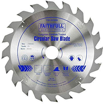 Faithfull TCT Circ Saw Blade 235 X 35 X 20T