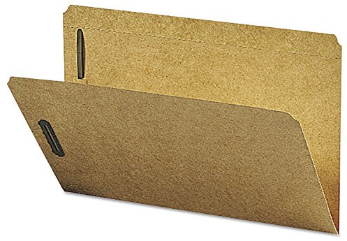 Smead Aktenordner mit Verschluss, 2 Verschlüsse, verstärkte gerade geschnittene Registerkarte, legale Größe, Kraftpapier, 50 Stück pro Box (19813)