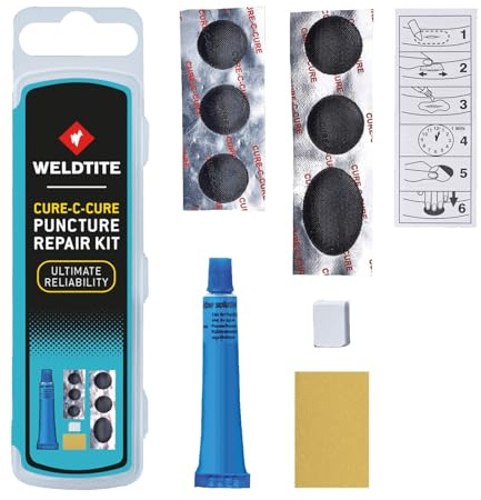 Weldtite Cure-C-Cure Puncture Repair Kit - Black