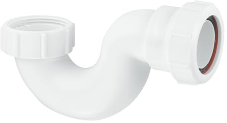 McAlpine P10 19mm Shallow Bath Trap - White