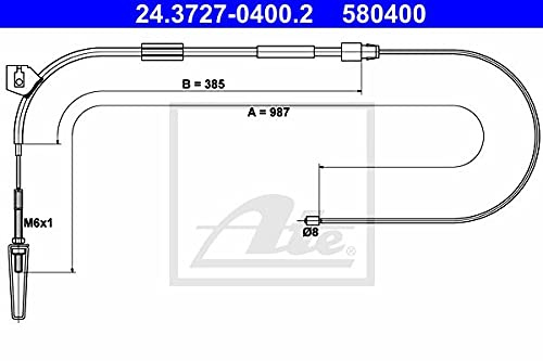 ATE Seilzug, Feststellbremse 24.3727-0400.2