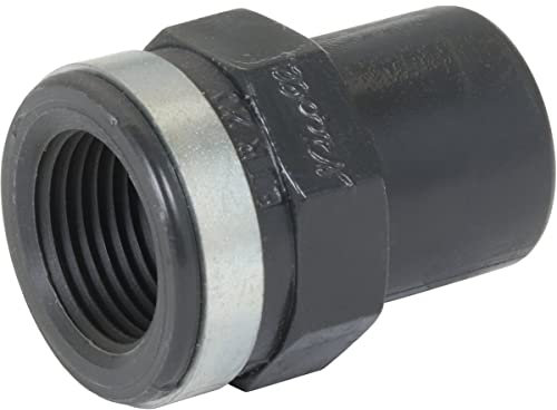 réduction mixte pvc pression - mâle - diamètre 40 mm - filetage 26 x 34 - nicoll etr40