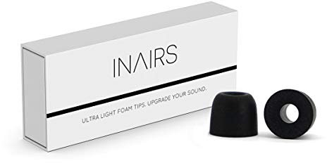 INAIRS AIR2 (S/M/L) - 3 Paar Kopfhörer Aufsätze - Felsenfester Halt beim Sport und intensives Klangerlebnis