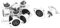 sourcing map 10stk weibliche innen Buchse 5-polig DIN Stecker Adapter Sockel Silber Ton de