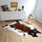 Tapis Peau de bête - Imitation Vache Montbéliarde - Design - 150 x 210 cm