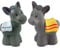 Little People Fisher Price Lot de 2 ânes de remplacement pour crèche