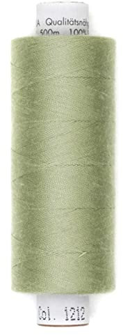 Stoffe Werning Amann Troja Nähgarn 500 m lindgrün Allesnäher Qualtitätsgarn 100% PES - Preis Gilt für eine Rolle