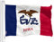 G128 Iowa State Flag 3x5 ft Printed messingösen 150d Polyester qualität Flagge innen/außen - viel Dicker und haltbarer als 100d und 75d Polyester