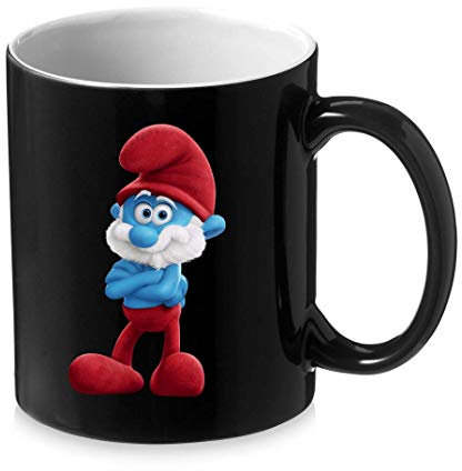 Christmas Coffee Mugs- Papa Schlumpf Kaffeebecher | Keramik 325ml Kaffeebecher | Christmas Special