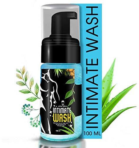 urbangabru Nettoyant intime pour homme à l'huile d'arbre à thé, à l'aloe vera et à l'huile d'argousier - 100 ml