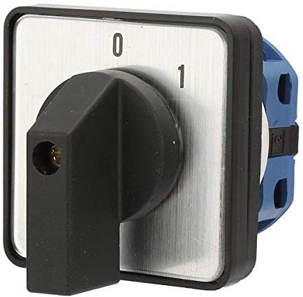Commutateur universel Sélecteur à came rotatif LW26-20 C02/1 2 positions 4 bornes Sélecteur rotatif à came Montage sur panneau (220 V, 20 A)