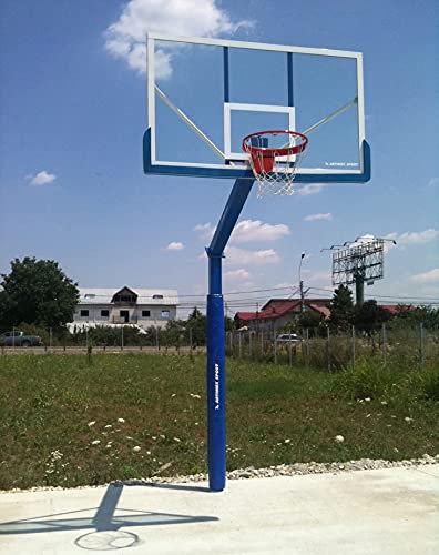 ARTIMEX Basketballanlage, 120x120 mm, Artikelnr. 105-D-Super (Blau)