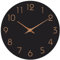 Mosewa Wall Clock, Battery Operated Silent Non-Ticking - Simple Minimalist Style Rose Gold Numbers Clock Decorative for Living Room,Kitchen,Home,Office,Bathroom(10 Black)