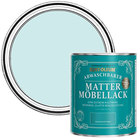 Rust-Oleum Blue Furniture Paint in Matt Finish - Duck Egg 750ml