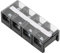 Morsettiera a Vite Morsettiera a Doppia Fila con Isolamento Elettrico Morsettiera AC600V 100A(8 Points)