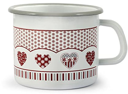 H&h pignatto smaltato cuore cm 8